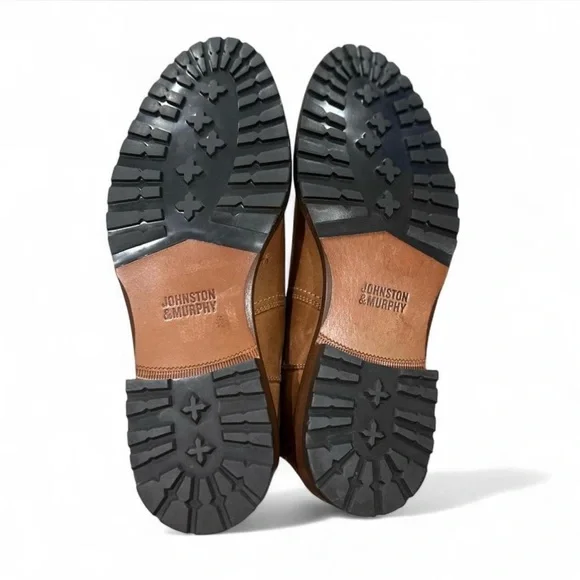 Brand New Johnston & Murphy Men's Brown Leather Chelsea Boots Size US 9.5 Men’s - Picture 5 of 5